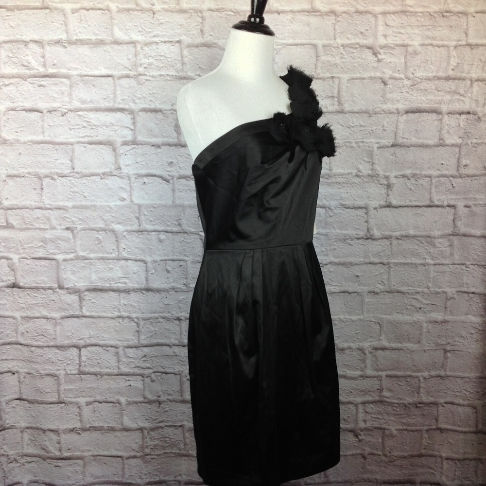 New Bisou Bisou Dress Women 10 Black Sheath - Picture 2 of 8